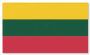 LT valstybinė vėliava (1x1.70 m), spausta