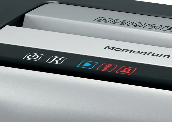 Rexel Momentum X415 Dokumentų naikiklis Cross shredding 4x40mm, P4, Grey/Black