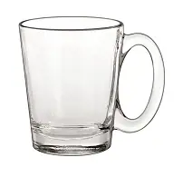Puodelis Conic, stiklas, 310 ml, D 8,3 cm, H 10,2 cm, 2 vnt