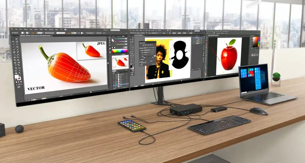 I-TEC USB 3.0 / USB-C / "Thunderbolt" 3x 4K doko stotelė + 100 W maitinimo šaltinis