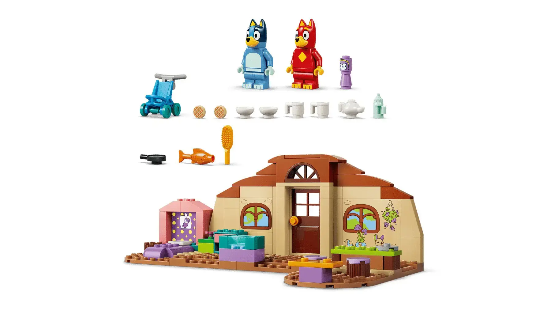 LEGO BLUEY 11221 School with Rusty and Bluey