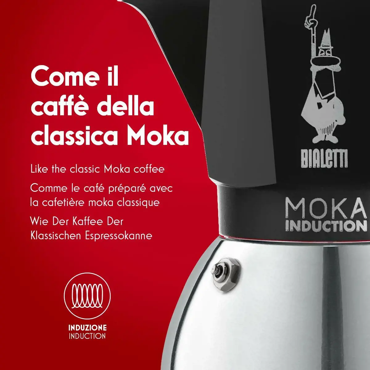 "Bialetti Moka" indukcinis Moka puodas 4tz