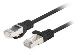 Lanberg PCF6-20CC-0200-BK networking cable Black 2 m Cat6 F/UTP (FTP)