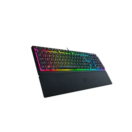 "Razer Ornata V3" žaidimų klaviatūra, RGB LED apšvietimas, JAV, juoda, laidinė, mecha-membrana