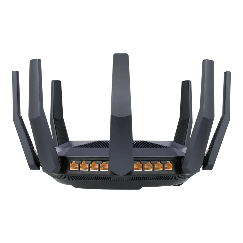 ASUS RT-AX89X AX6000 AiMesh, "Wi-Fi 6" (802.11ax), dviejų dažnių (2,4 GHz / 5 GHz), Ethernet LAN, 3G, juodas, stalinis maršrutizatorius