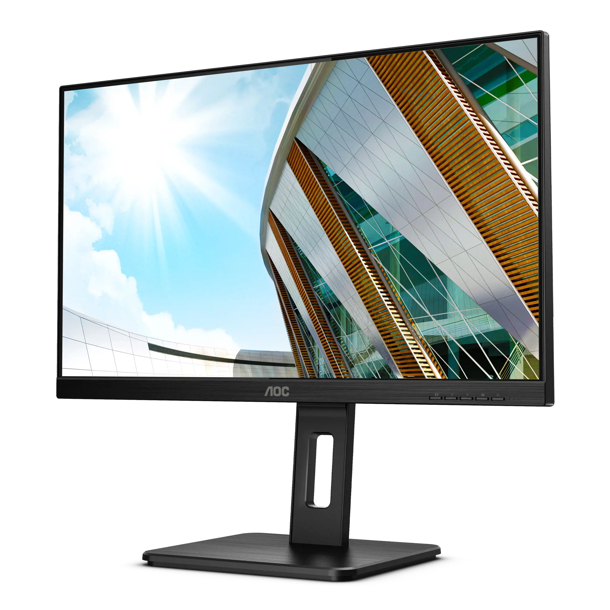 Monitorius AOC P2 Q24P2Q, 60.5 cm (23.8"), 2560 x 1440 pixels, Quad HD, LED, 4 ms, Black