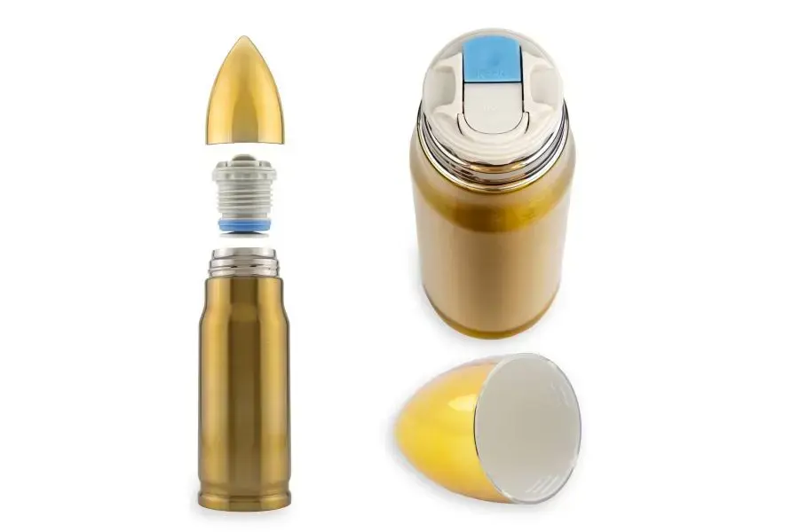 Bullet Brass thermos cartridge 350 ml