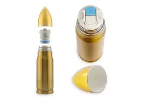 Bullet Brass thermos cartridge 350 ml