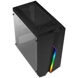 AEROCOOL PGS BOLT MINI RGB Black Mini Tower kompiuterio korpusas