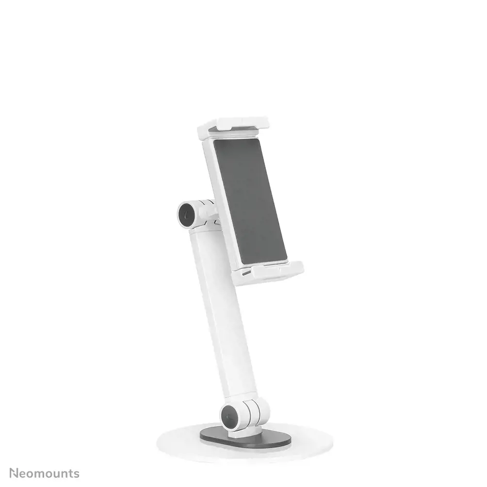 "Neomounts by Newstar" planšetinio kompiuterio stovas, Mobilusis telefonas/išmanusis telefonas, Planšetinis kompiuteris/UMPC, Pasyvus laikiklis, Stalas, Baltas