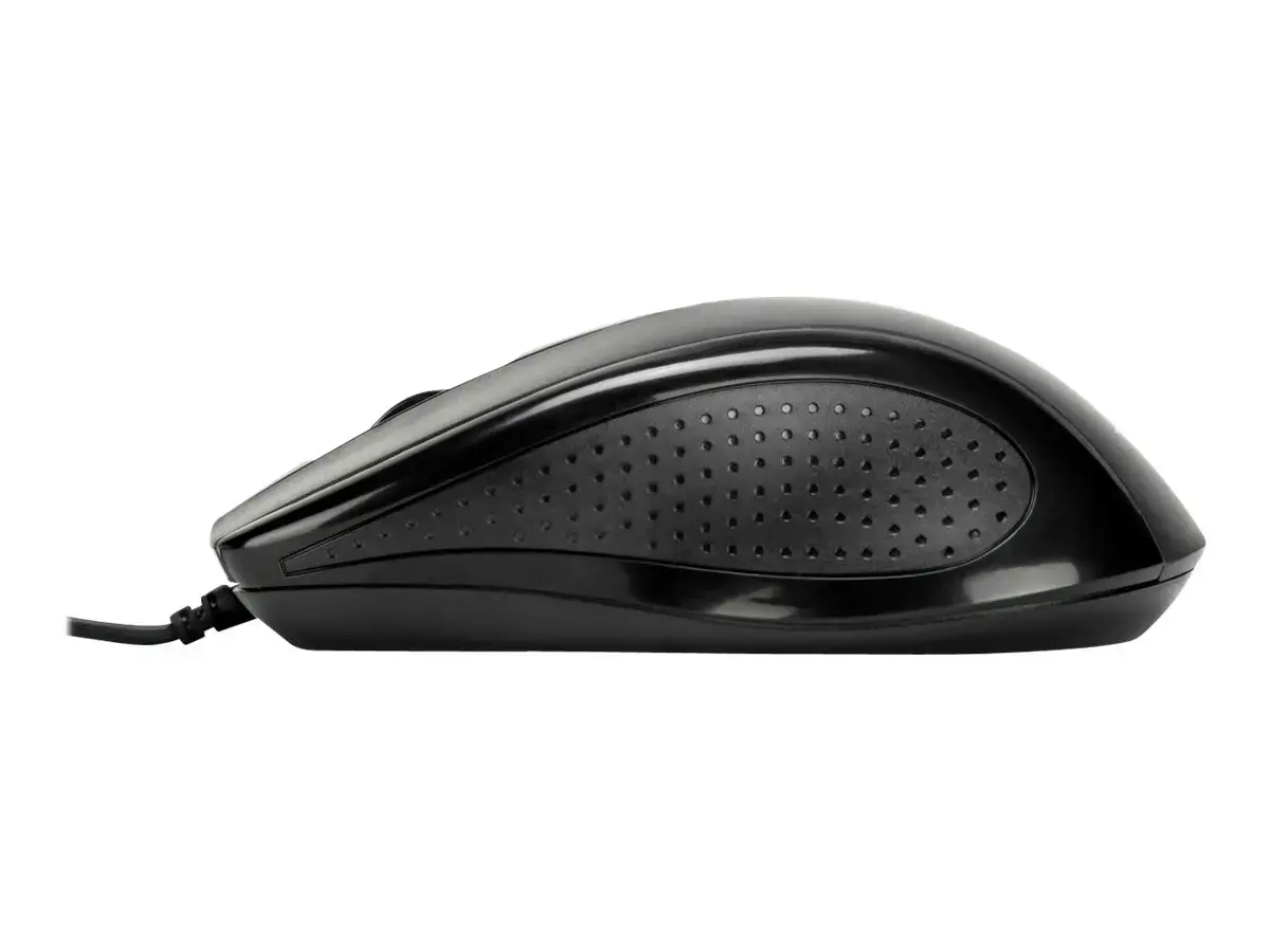 Targus Full-Size Optical Antimicrobial Wired Mouse | Targus Mouse | Full-Size Optical Antimicrobial | Wired | Black