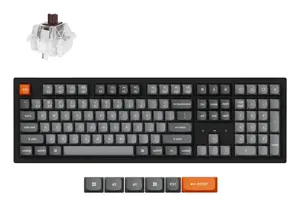 Keychron K10 Max RGB - US Layout - Hot-Swappable Super Brown Wireless Keyboard