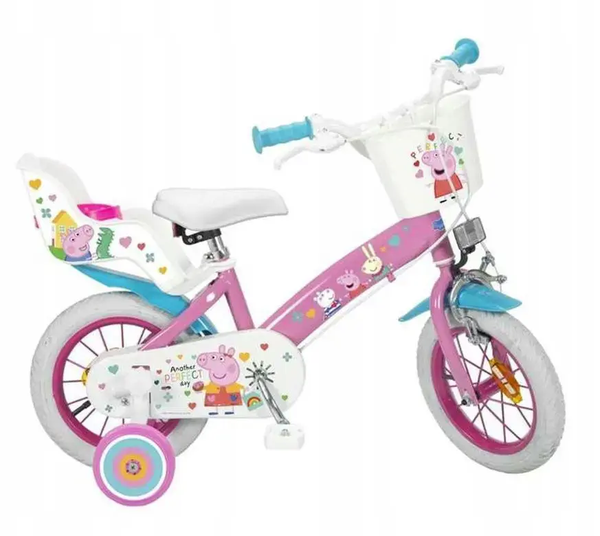 TOIMSA children's bicycle 12" Swinka Peppa pink