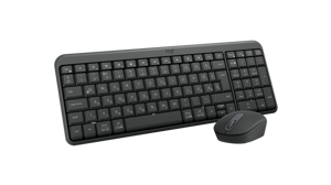 Logitech MK250 Compact Combo Belaidė klaviatūra + Pelė, Bluetooth, US Int, Graphite
