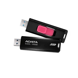 SSD diskas ADATA SC610-500G-CBK/RD 500 GB, USB 3.2 Gen 2 (3.1 Gen 2)