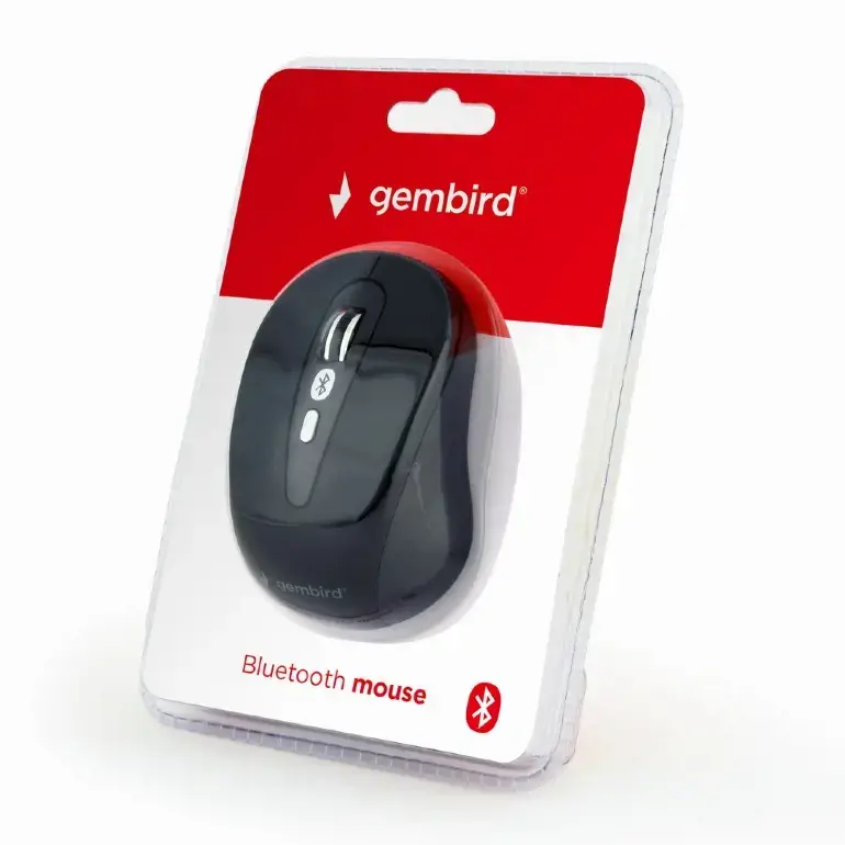 GEMBIRD MUSWB-6B-01 Gembird 6 mygtukų "Bluetooth" optinė pelė MUSWB-6B-01, 1600 DPI, juoda