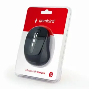 GEMBIRD MUSWB-6B-01 Gembird 6 mygtukų "Bluetooth" optinė pelė MUSWB-6B-01, 1600 DPI, juoda