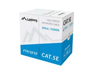 LANBERG LCF5-11CU-0305-S Lanberg FTP stranded cable CU, cat. 5e, 305m, gray