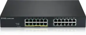 Zyxel GS1915-24EP, valdomas, L2, Gigabit Ethernet (10/100/1000), maitinimas per Ethernet (PoE), montuojamas į stovą, montuojamas ant sienos
