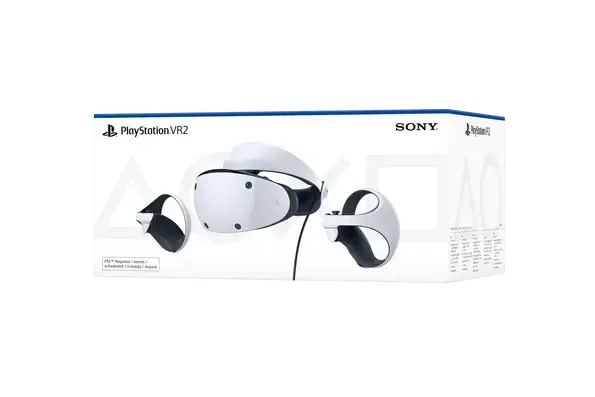 "Sony PlayStation VR2", specialus ant galvos montuojamas ekranas, juodas, baltas, 110°, vienspalvis, OLED, 2000 x 2040 taškų