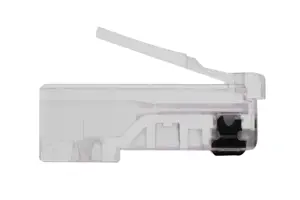 GEMBIRD PLUG3UP6/100 Gembird modulinis LAN kištukas 6u, paauksuotas - 100 vnt., ištisiniai kabeliai