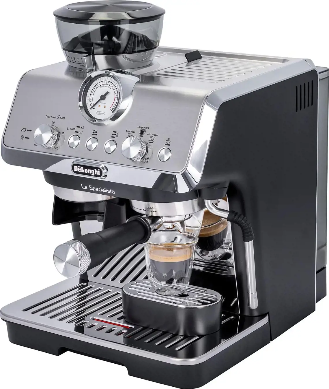 Kavos aparatas DeLonghi EC9155.MB, 1400 W, Juoda, Pusiau automatinis