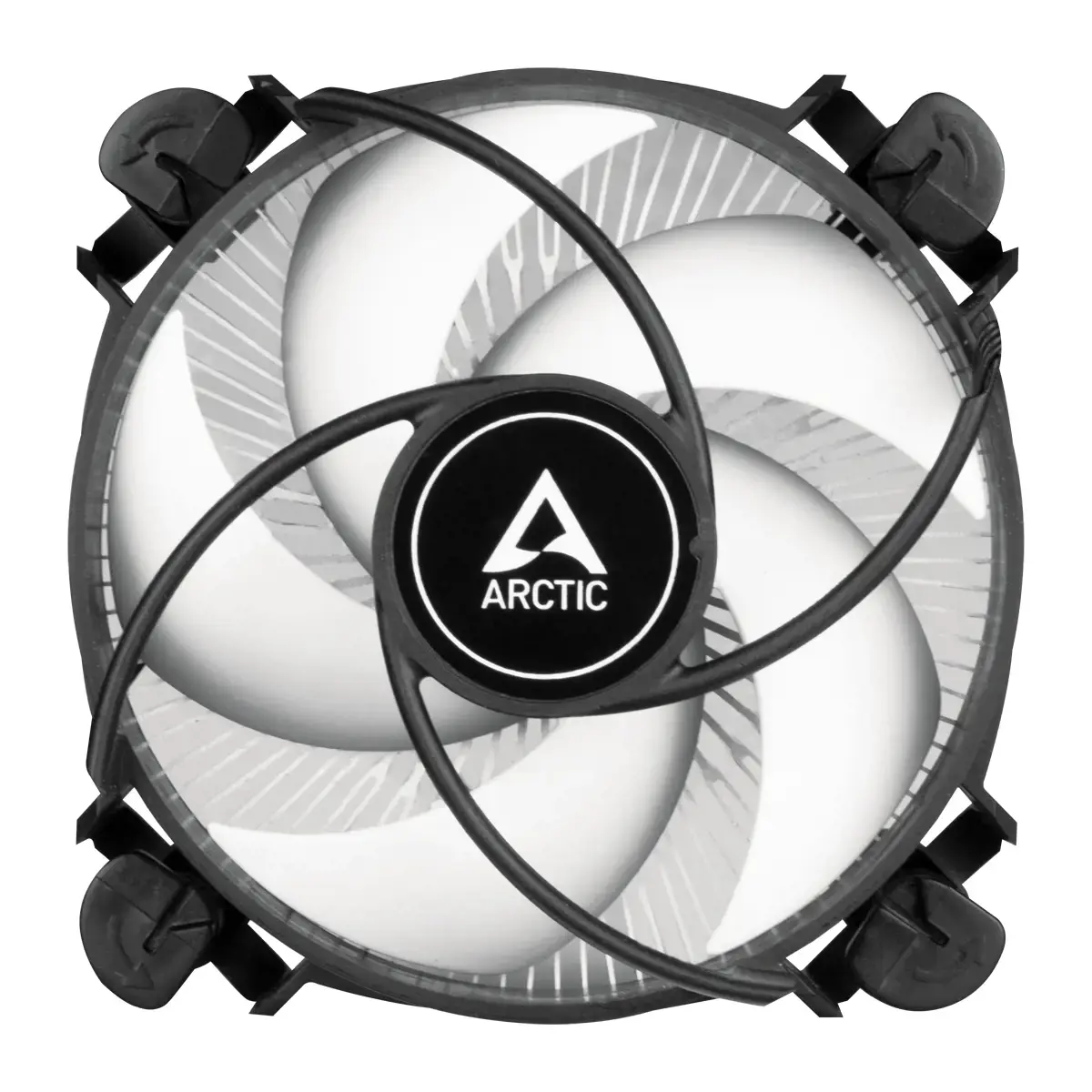 ARCTIC Alpine 17 - Compact Intel CPU Cooler, Air cooler, 9.2 cm, 100 RPM, 2000 RPM, 0.3 sone, Black, Silver