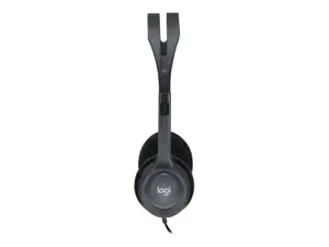 "Logitech H111", Laidinis, Biuro / skambučių centras, 20 - 20000 Hz, 74 g, Ausinės, pilkos spalvos