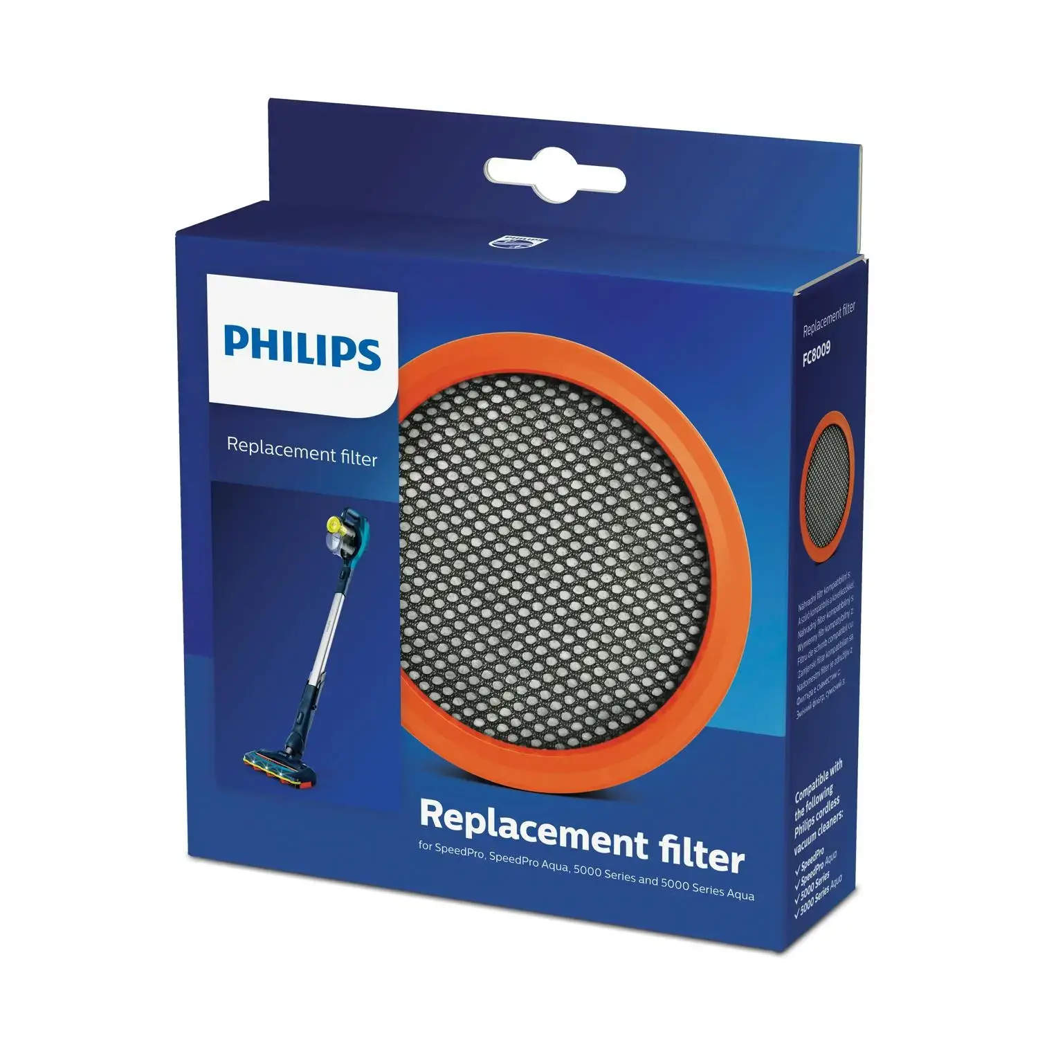 "Philips" įkraunamas lazdelinis priedas, lazdinis dulkių siurblys, filtras, juodas, putų, "Philips", "SpeedPro" ir "SpeedPro Aqua": FC6721, FC6722, FC6723, FC6724, FC6725, FC6726, FC6727, FC6728, FC6729