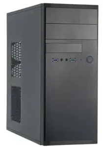 Chieftec HQ-01B-OP, Midi Tower, PC, Black, ATX, micro ATX, SECC, 12 cm