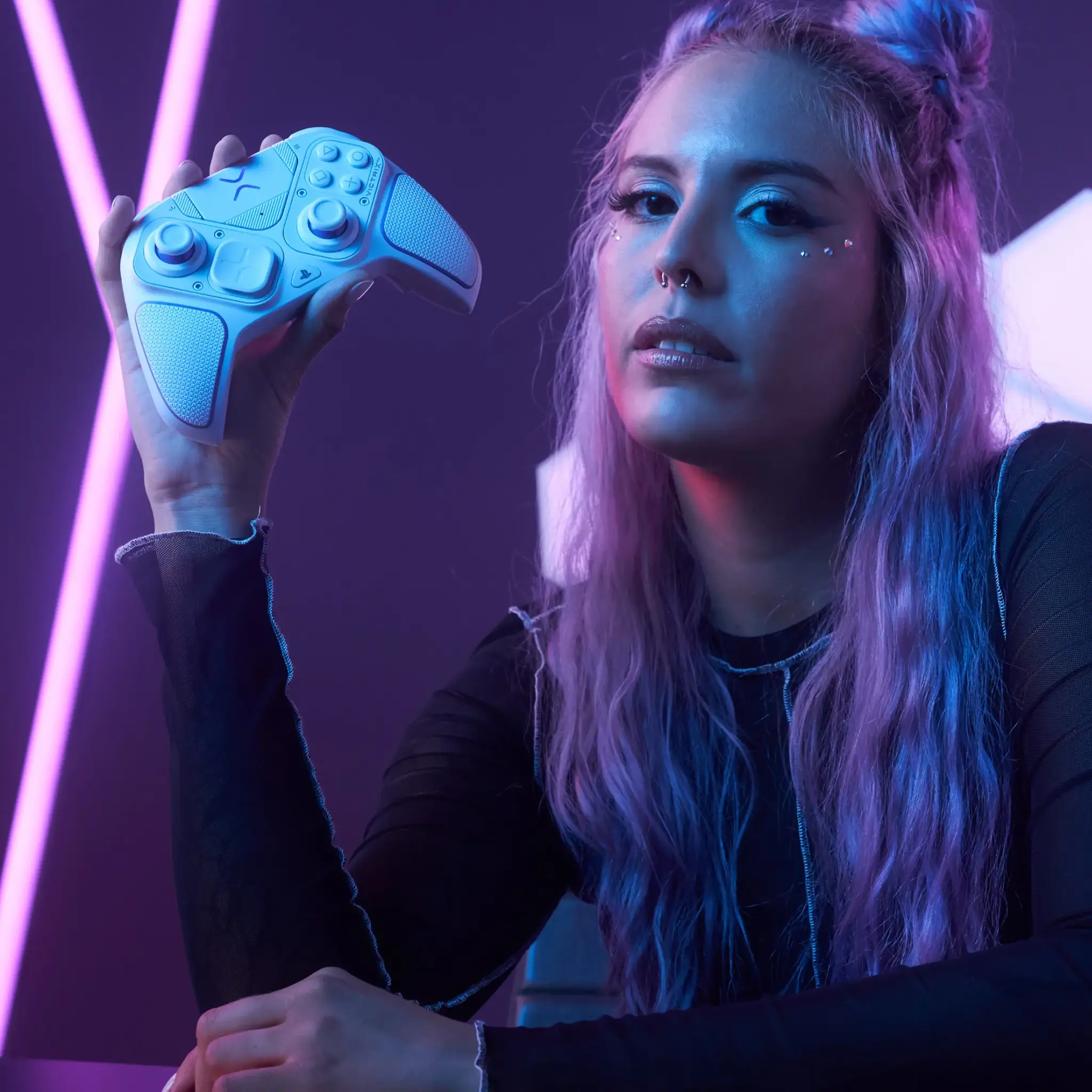 PDP wireless controller Victrix Pro BFG PlayStation, white