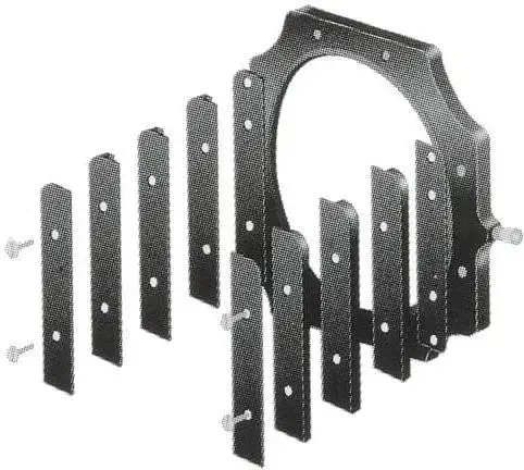 "Lee System" pamatų rinkinys 100 mm Push On