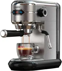 Kavos aparatas HiBREW H11, 1,1 litrai, 1450 W, Sidabrinė, Pusiau automatinis