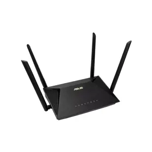ASUS RT-AX1800U, "Wi-Fi 6" (802.11ax), dviejų dažnių (2,4 GHz / 5 GHz), Ethernet LAN, juodas, stalinis maršrutizatorius