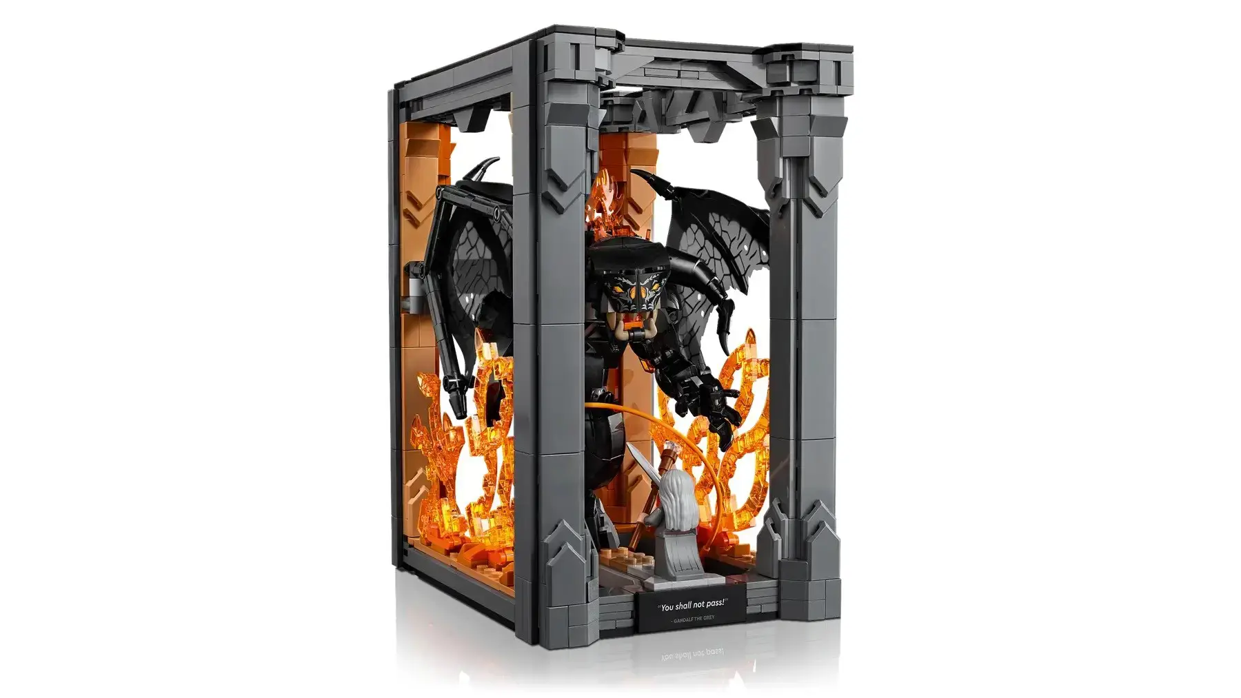 LEGO ICONS 10367 The Lord of the Rings: Balrog Book Nook