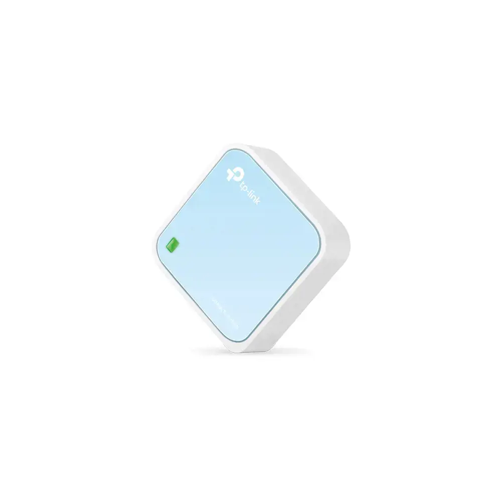 TP-Link TL-WR802N, Wi-Fi 4 (802.11n), Single-band (2.4 GHz), Ethernet LAN, Blue, White, Portable router