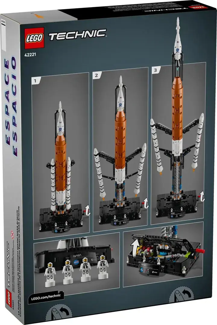 LEGO TECHNIC 42221 NASA Artemis Space Launch System Rocket