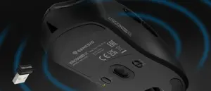 Genesis ZIRCON 500 G2 | Gaming Mouse | Wireless/Wired | 2.4 GHz, Bluetooth, USB | Black