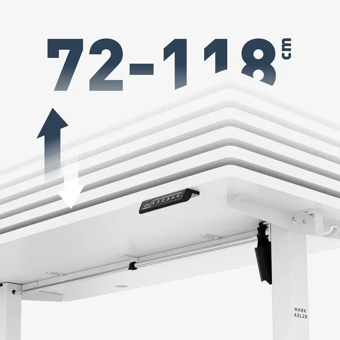 Electric desk Leader 7.3 White