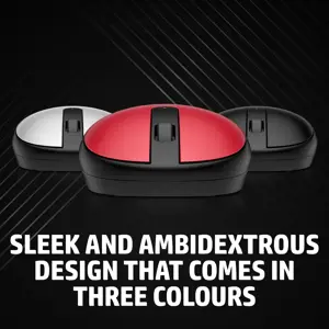 "HP 240 Empire" raudona "Bluetooth" pelė, dvipusė, optinė, "Bluetooth", 1600 DPI, raudona