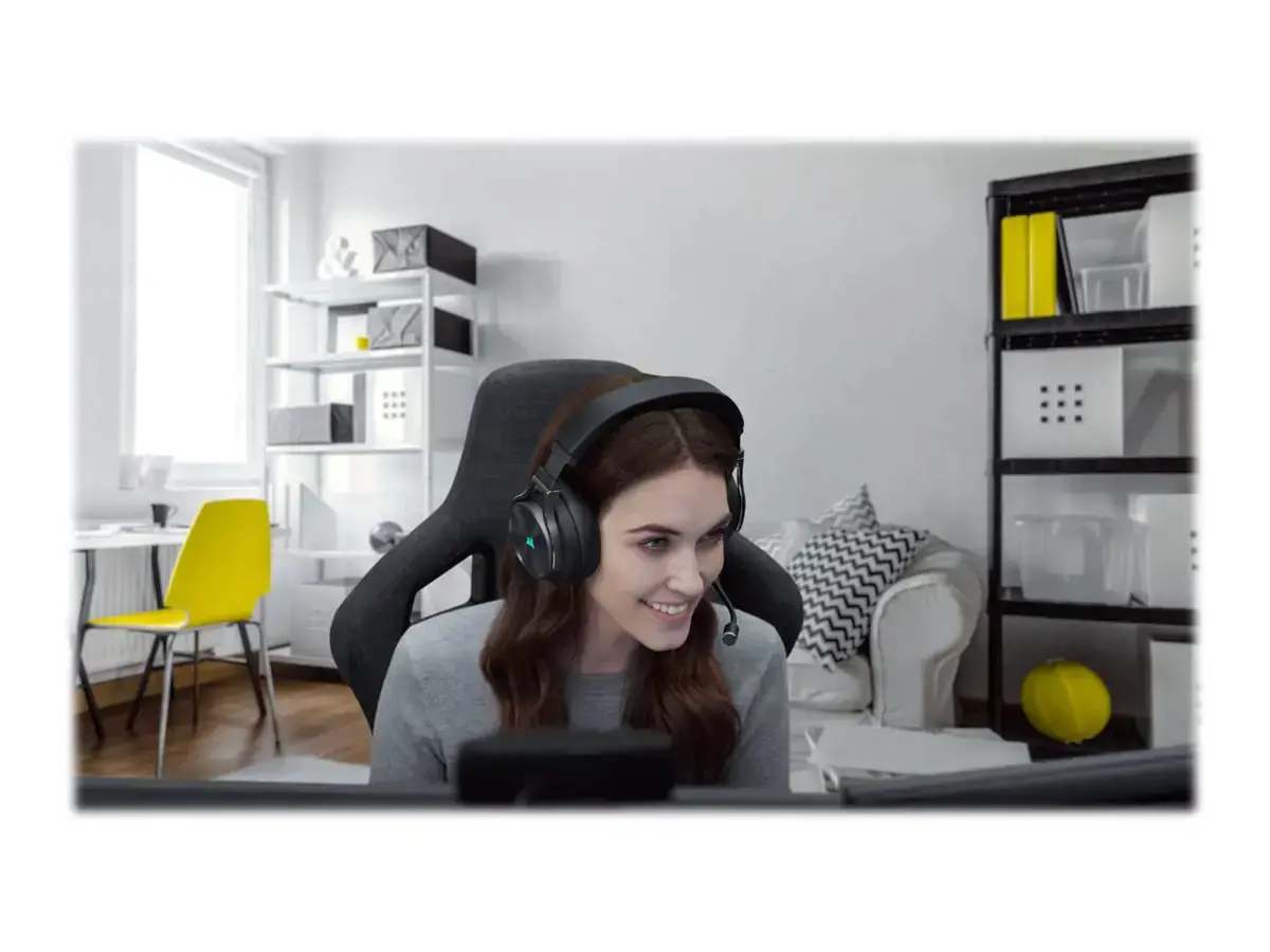 "CORSAIR Gaming Virtuoso RGB Wireless XT High-Fidelity Gaming Headset" žaidimų ausinės "Slate EU" versija
