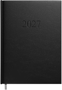Darbo knyga MANAGER Day 2027, A5, PU, juoda