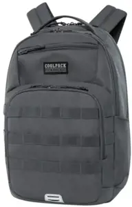 Mokyklinė kuprinė CoolPack Army Grey
