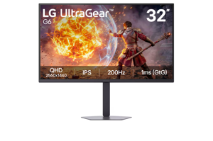 LG 32G620B-B UltraGear | 32 " | IPS | QHD | 16:9 | 200 Hz | 1 ms | 2560 x 1440 pixels | 300 cd/m² | HDMI ports quantity 2