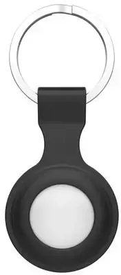 "Tech-Protect" dėklas "Apple AirTag" raktų pakabukas, juodas
