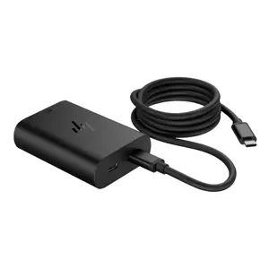 HP 65W USB-C Dual Port (45W+20W) GaN AC Power Adapter Travel Notebook Charger / fits ProBook 440 45…