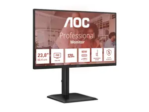 AOC | 24E4CV | 23.8 " | IPS | FHD | 16:9 | 120 Hz | 4 ms | 1920 x 1080 pixels | 300 cd/m² | Black