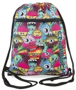 Maišelis sportinei aprangai CoolPack Vert Wiggly Eyes Pink