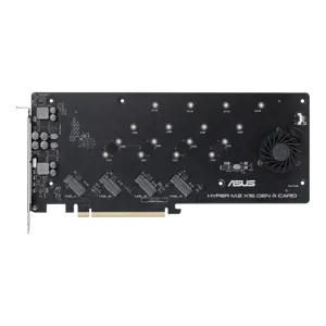 ASUS Hyper M.2 x16 Gen 4, PCIe, M.2, PCIe 4.0, sidabrinis, kompiuteris, aktyvus