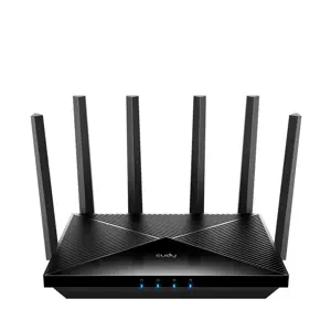 Cudy WR11000 wireless router 2.5 Gigabit Ethernet Tri-band (2.4 GHz / 5 GHz / 6 GHz) Black